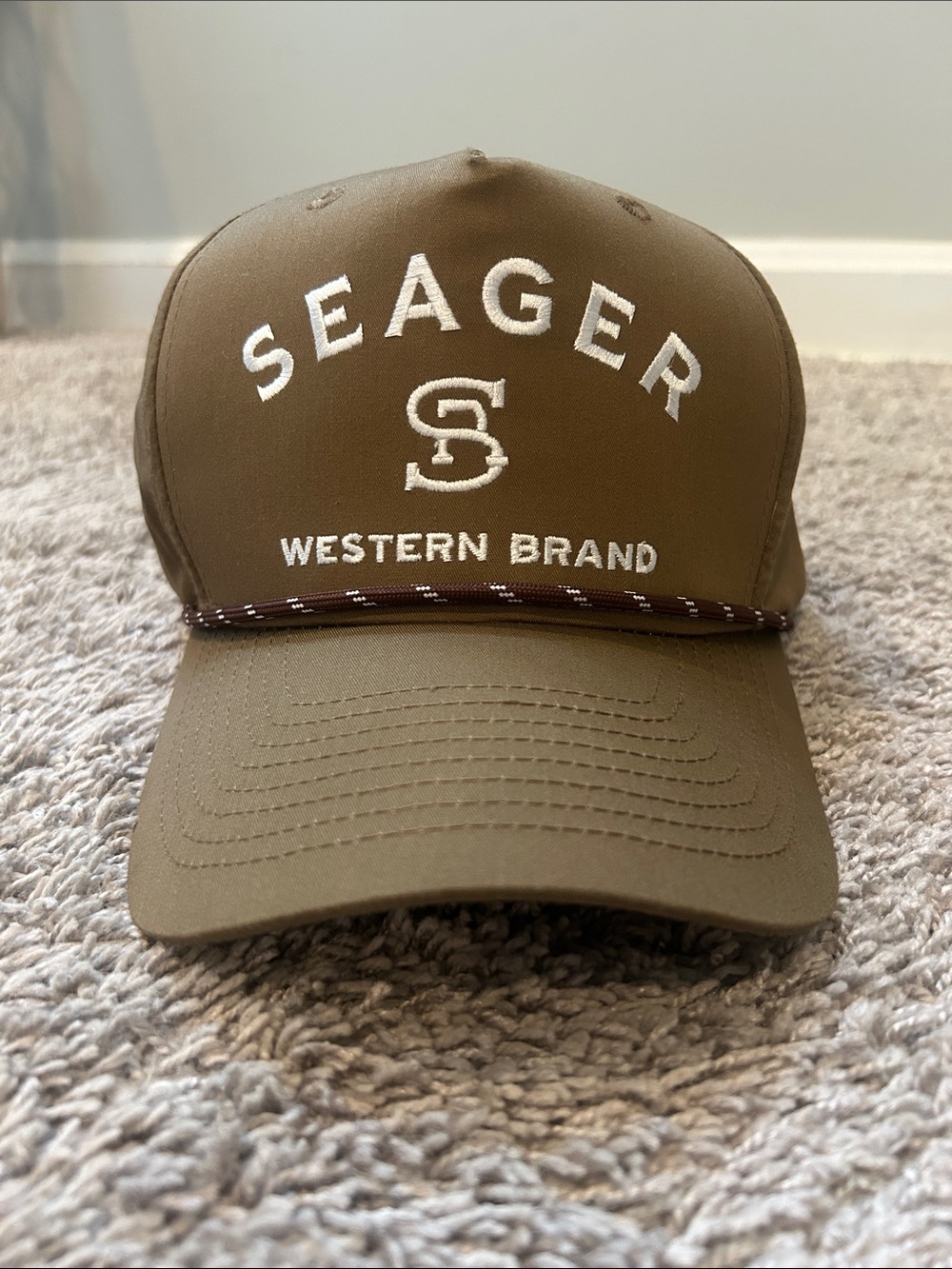 Seager Branded SnapBack Brown